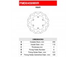 Δισκόπλακα Πίσω KTM LC4 Enduro 690 / LC8 Adventure 950 / LC8 Adventure 990 FMD0459MXR Ferodo